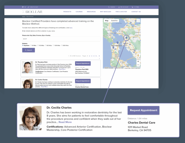 Bioclear Certified Doctor Web Profile Annual Fee
